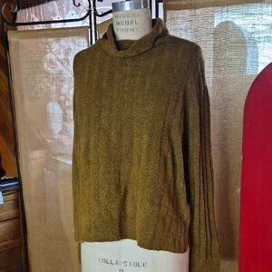 Banana Republic Mustard Cowl Neck Sweater
